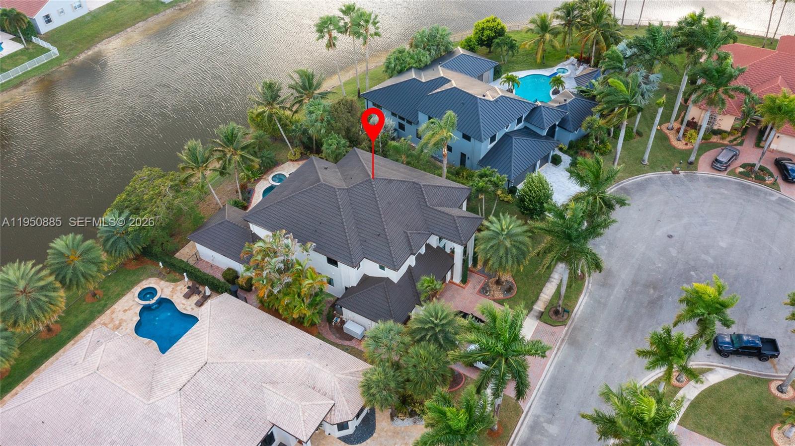 18540 Southwest 43rd Street Miramar, FL 33029 - Photo 55 of 56 an aerial view of a house and a yard
