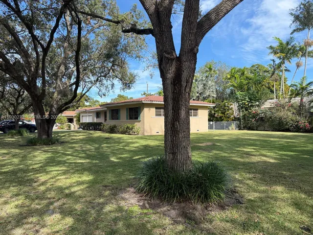 a tree in the middle of a house