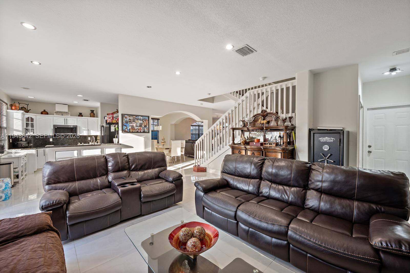 1360 Southwest 142nd Avenue Miami, FL 33184 - Photo 17 of 54 a living room with furniture and a couch