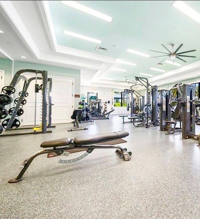 3402 Tigris Lane Naples, FL 34119 - Photo 50 of 50 a view of a room with gym equipment