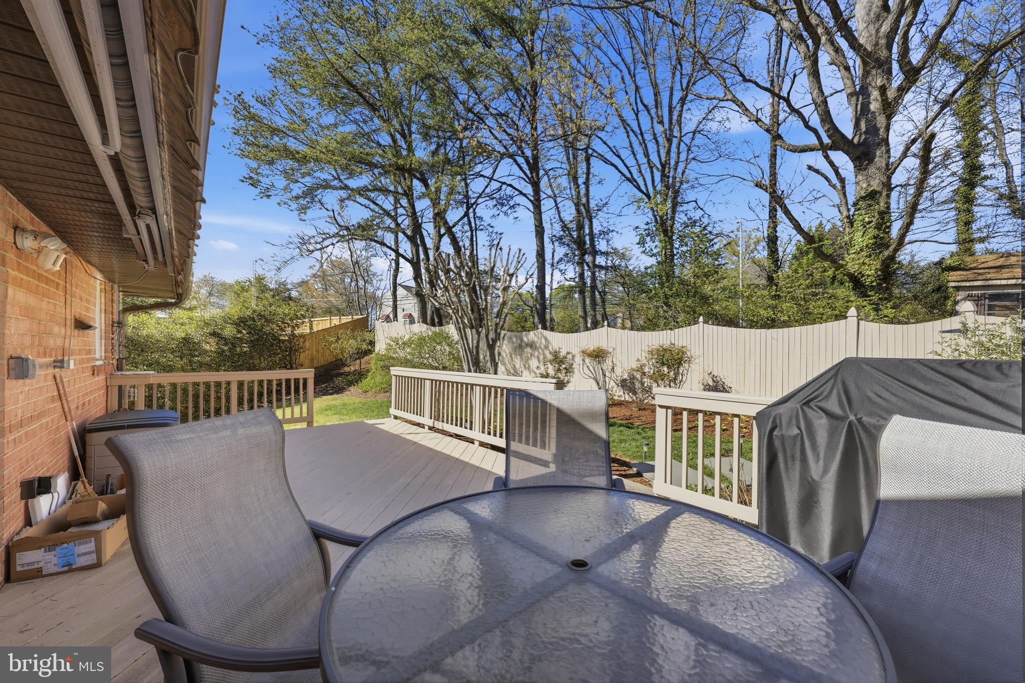 12709 Castleleigh Court Silver Spring, MD 20904 - Photo 15 of 38 a view of balcony with furniture and trees