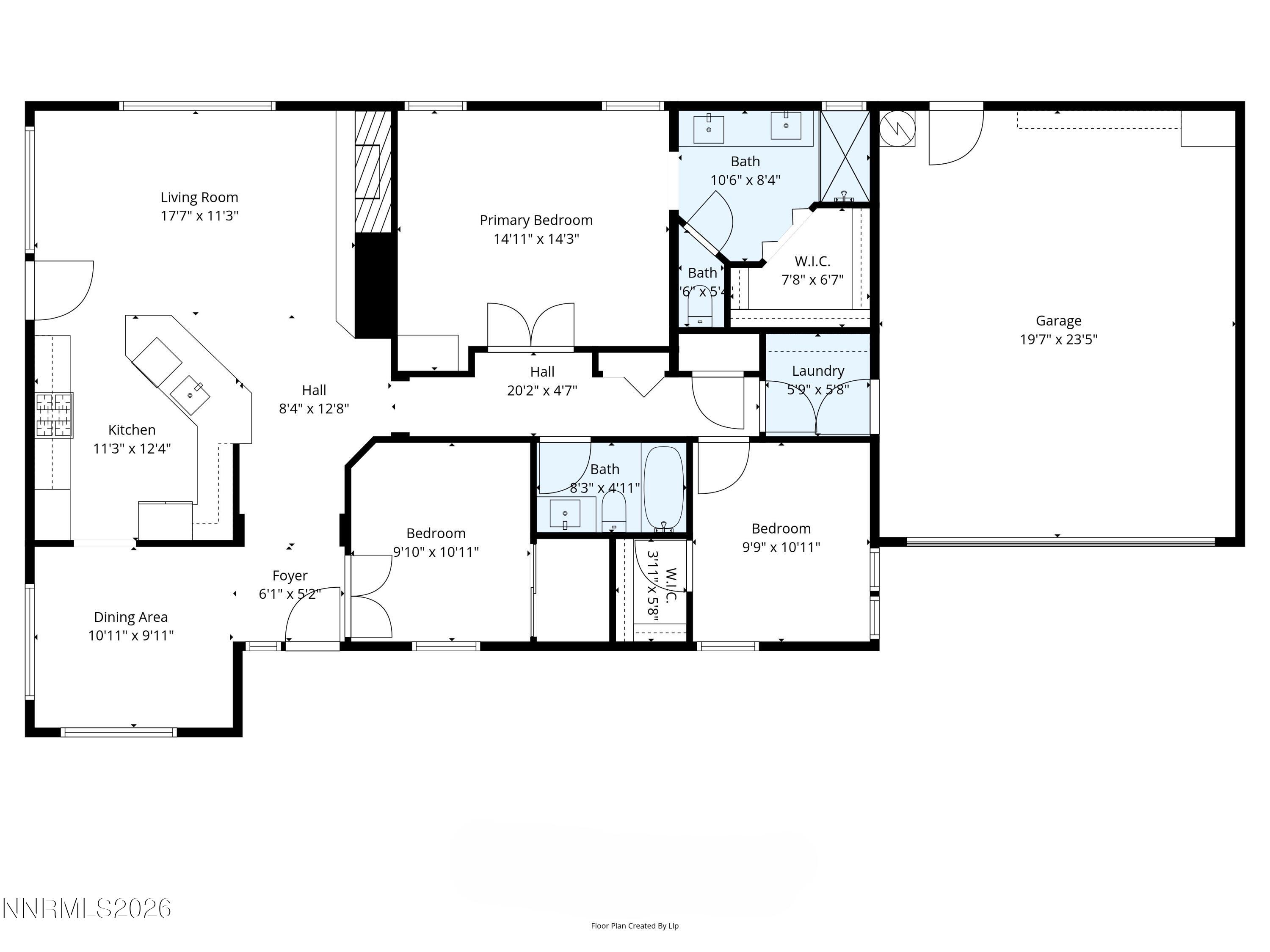 1682 Iron Mountain Drive Reno, NV 89521 - Photo 40 of 40 floorplan no dims