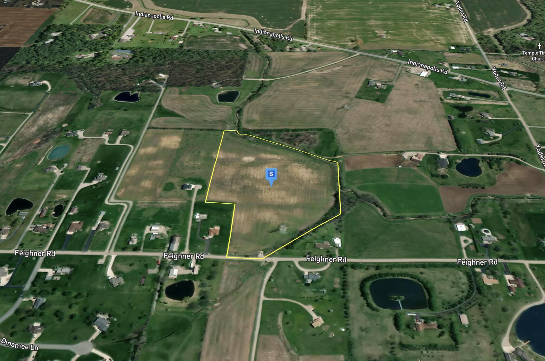 15855 Feighner Road Roanoke, IN 46783 - Photo 2 of 4 an aerial view of a residential houses