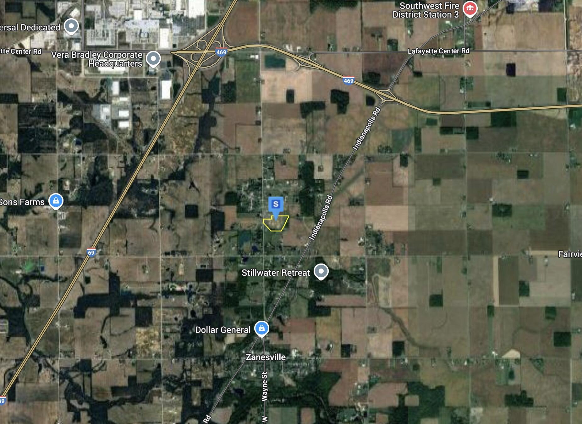 15855 Feighner Road Roanoke, IN 46783 - Photo 3 of 4 an aerial view of waterside residential houses