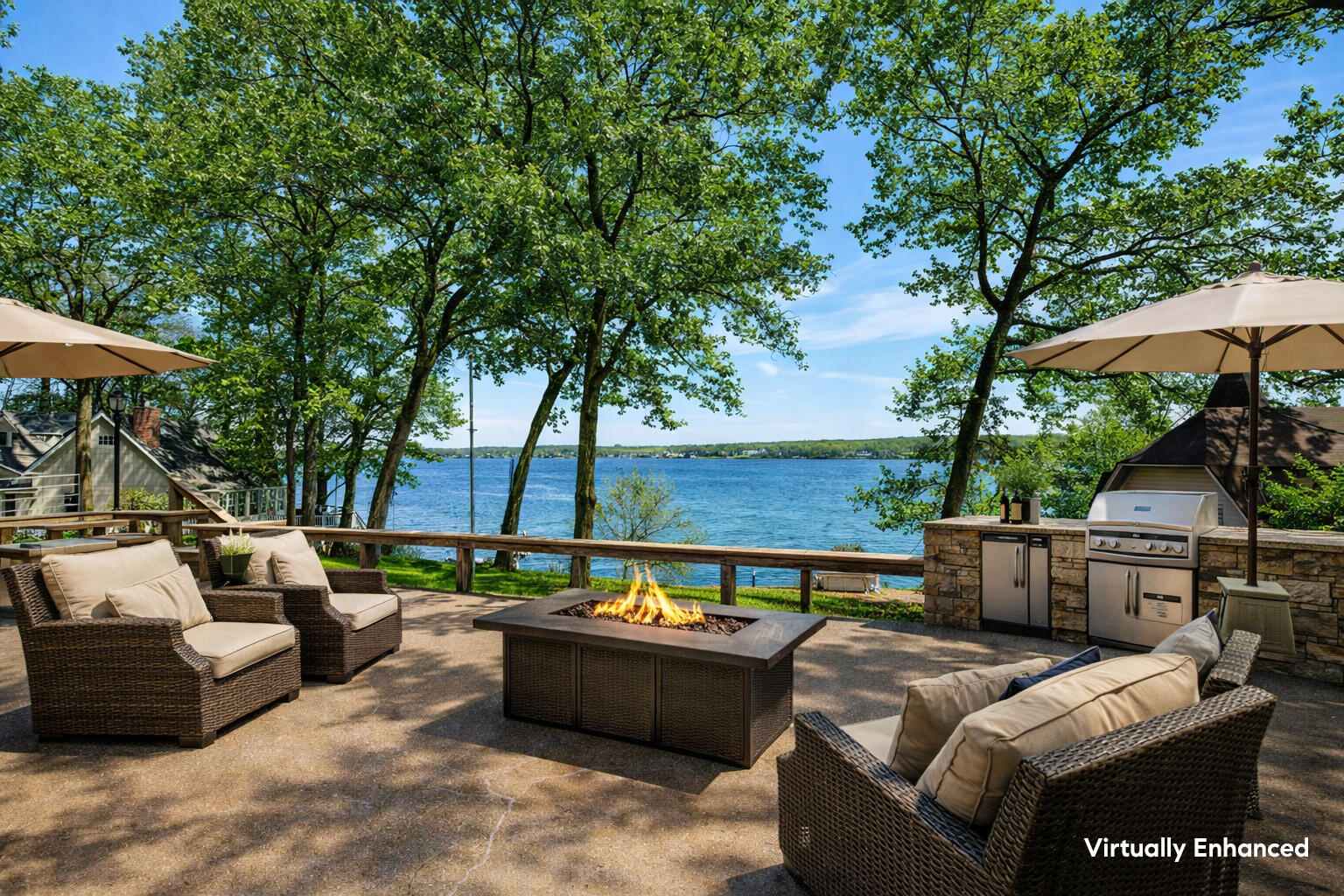 2572 North Shore Drive Delavan, WI 53115 - Photo 4 of 49 Lakeside Patio