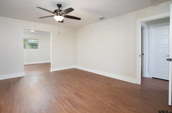 wooden floor in an empty room