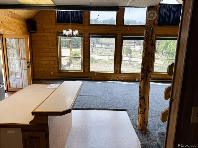 a view of sky from window