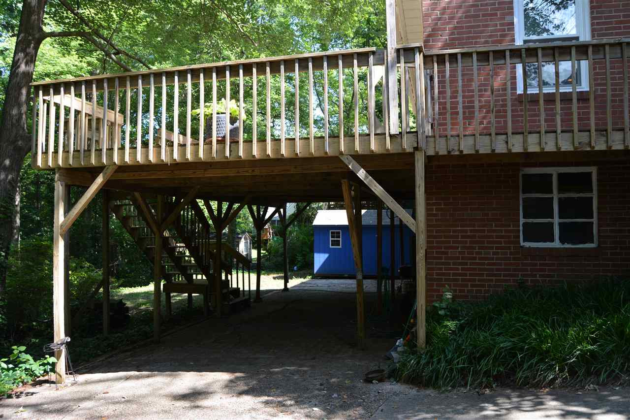 3123 Childers Street Raleigh, NC 27612 - Photo 20 of 25 Large Deck and Patio that can be used as a carport. Patio/Deck