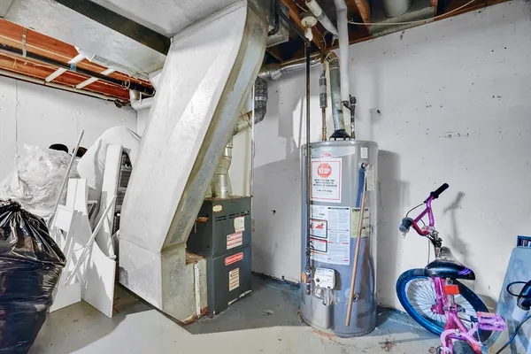 a view of storage and utility room