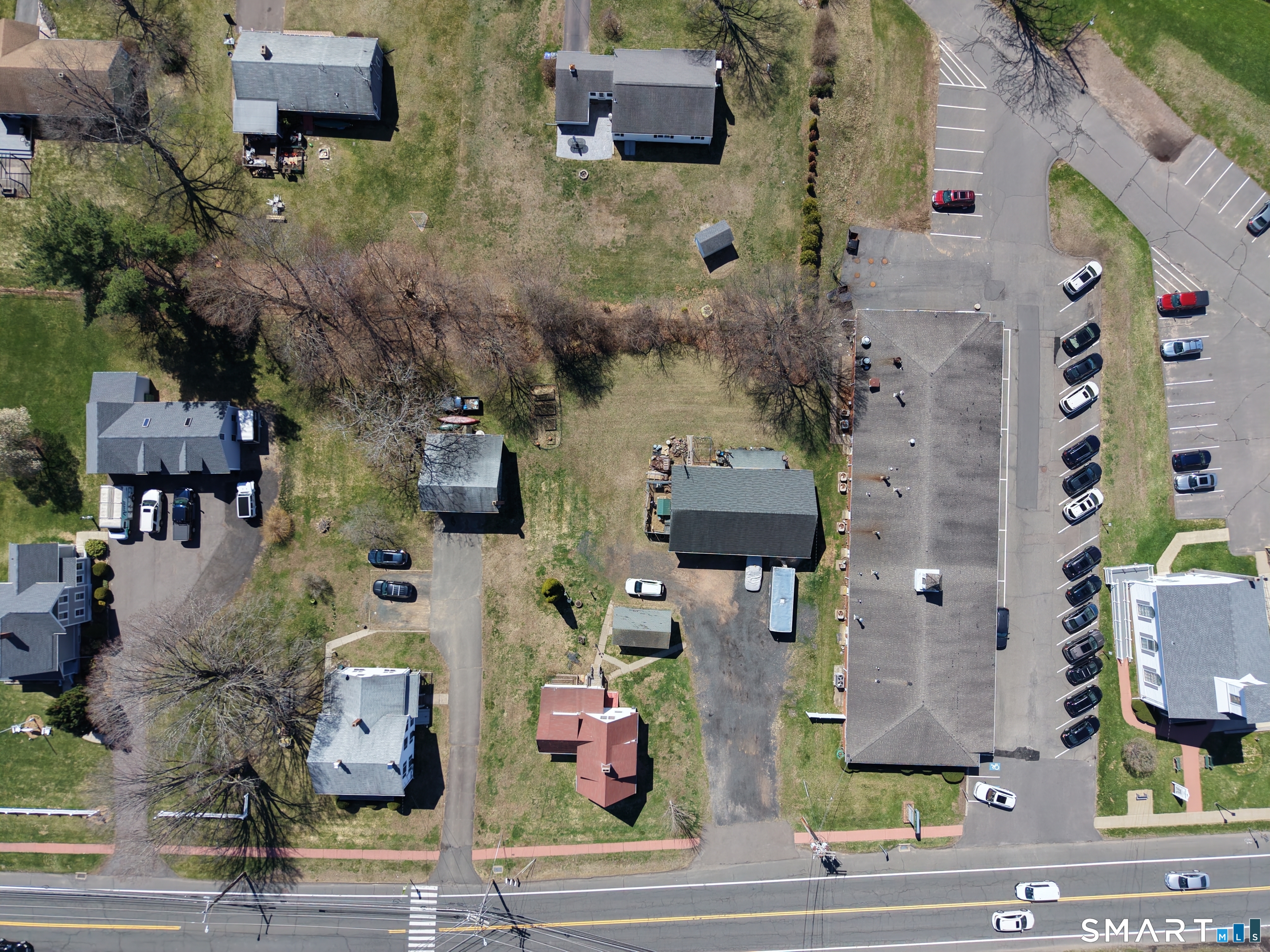 616 Main Street Somers, CT 06071 - Photo 23 of 24 an aerial view of waterside residential houses