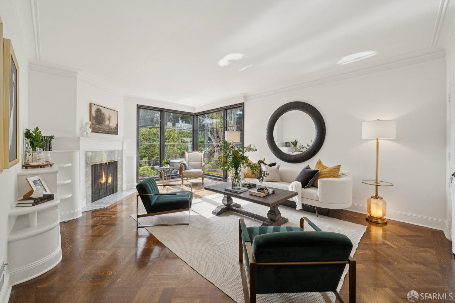 100 Stonecrest Drive San Francisco, CA 94132 - Photo 12 of 64 a living room with fireplace furniture and a large window