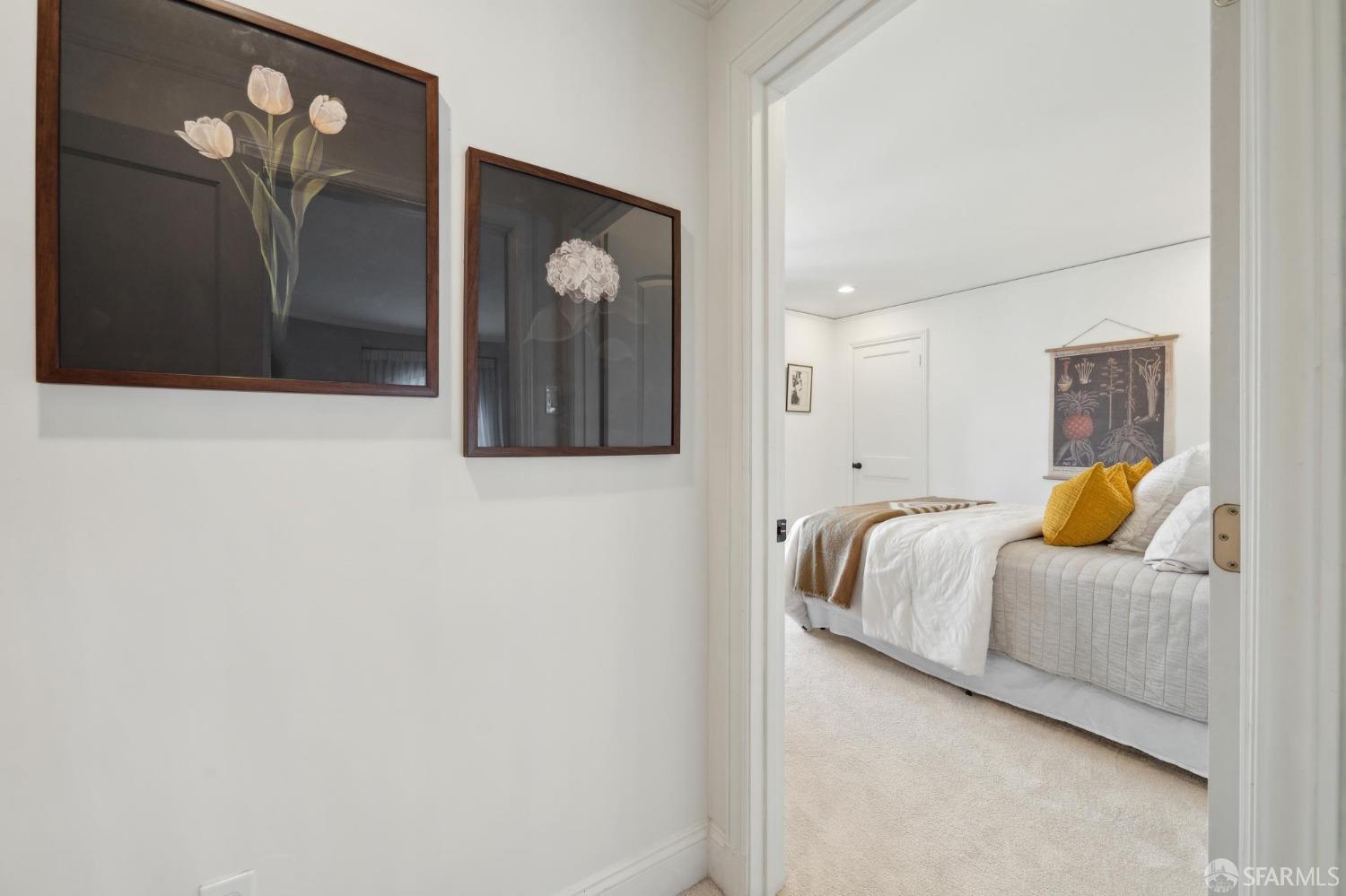 100 Stonecrest Drive San Francisco, CA 94132 - Photo 34 of 64 a bedroom with a bed and a mirror