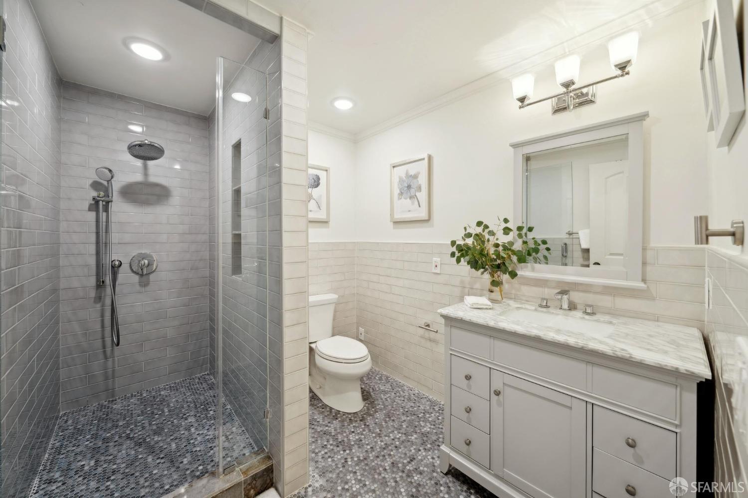 100 Stonecrest Drive San Francisco, CA 94132 - Photo 36 of 64 a bathroom with a sink a toilet and shower