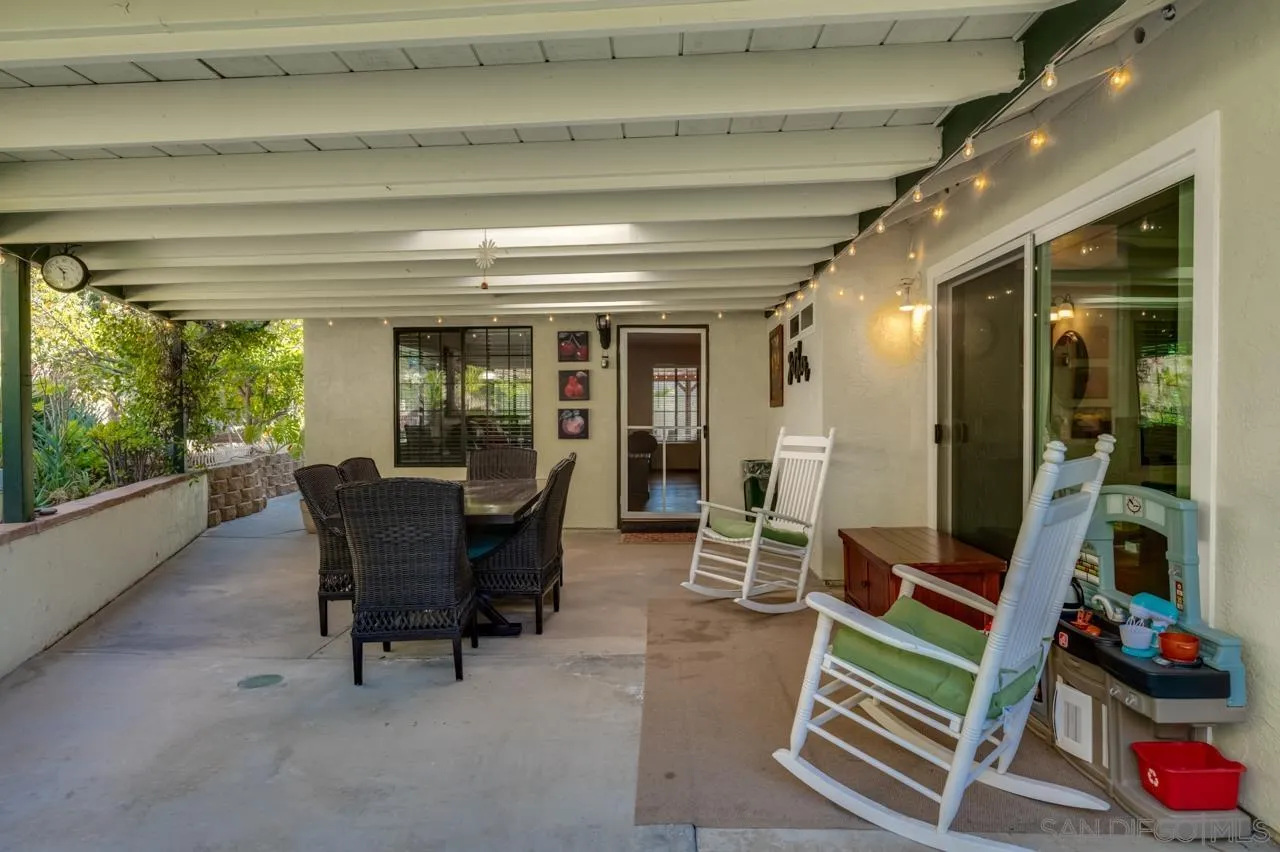 13499 Khuram Street Lakeside, CA 92040 - Photo 32 of 50 a view of a dining room with furniture window and outside view
