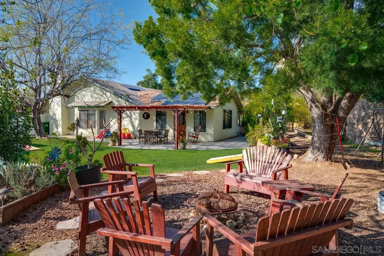 13499 Khuram Street Lakeside, CA 92040 - Photo 37 of 50 a view of an house with backyard and furniture
