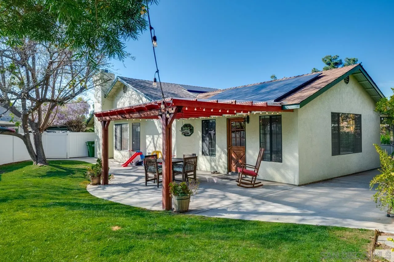 13499 Khuram Street Lakeside, CA 92040 - Photo 38 of 50 a view of a house with backyard porch and sitting area