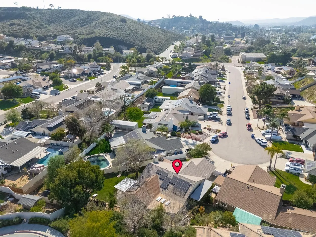 13499 Khuram Street Lakeside, CA 92040 - Photo 46 of 50 an aerial view of residential houses with outdoor space