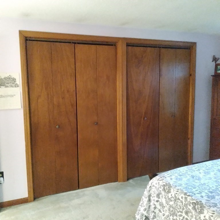 43 Apple Road Brimfield, MA 01010 - Photo 10 of 20 a bedroom with a bed and curtain