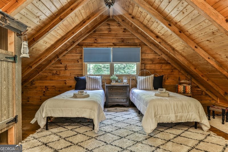 420 Olivers Trail Cherry Log, GA 30522 - Photo 10 of 27 a bedroom with bed and a window