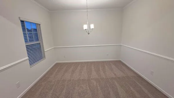 a view of small space with racks on the wall
