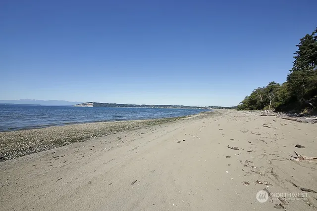 a view of beach and ocean