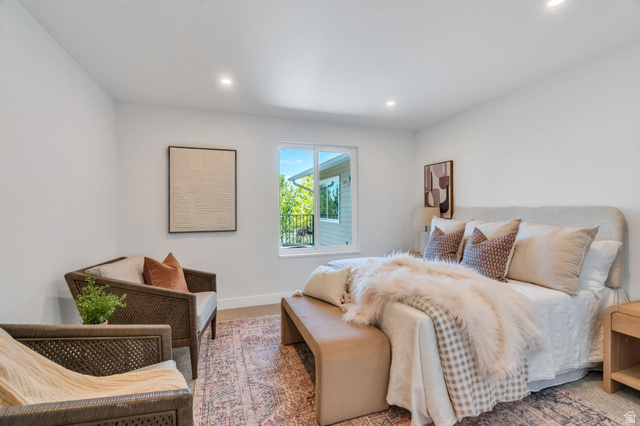 3813 North Foothill Drive Provo, UT 84604 - Photo 23 of 71 Recessed lighting illuminates the neutral-toned room