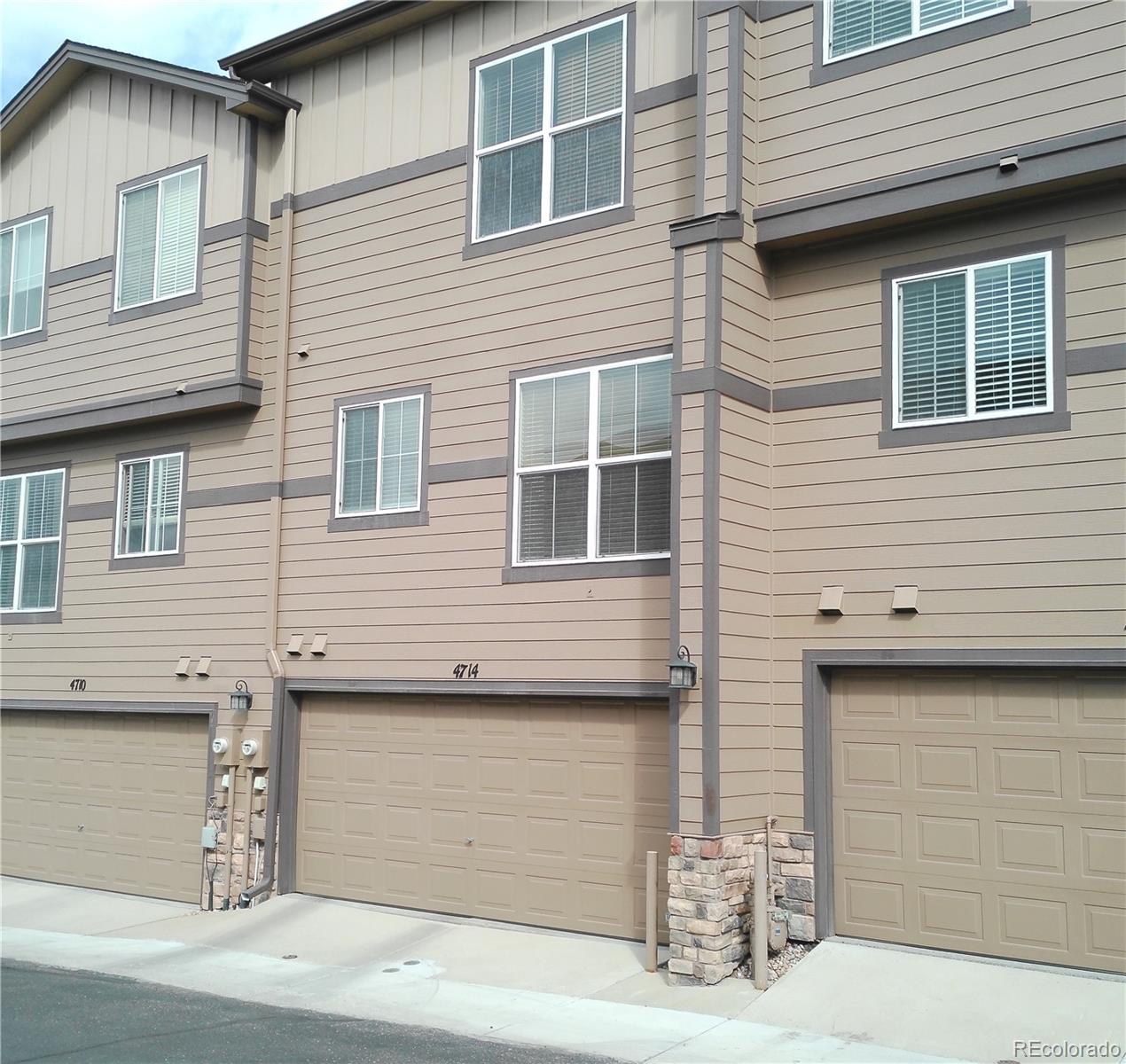 4714 ROWLAND Heights Colorado Springs, CO 80923 - Photo 36 of 41 a view of a house with garage