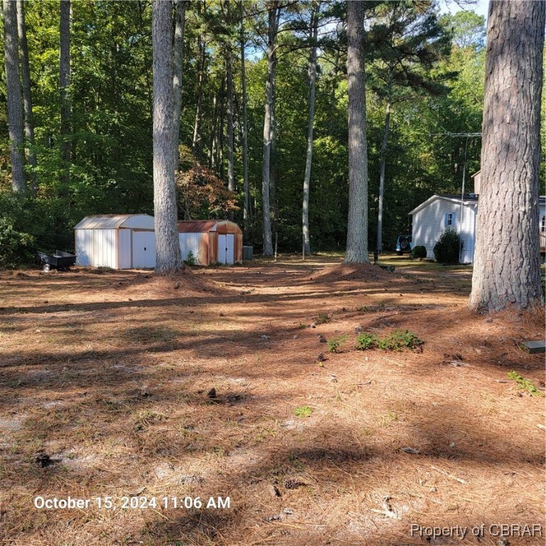 2392 Starvation Road Gloucester, VA 23061 - Photo 14 of 16 View of yard with a shed