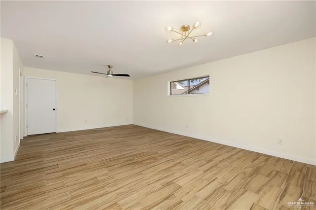wooden floor in an empty room