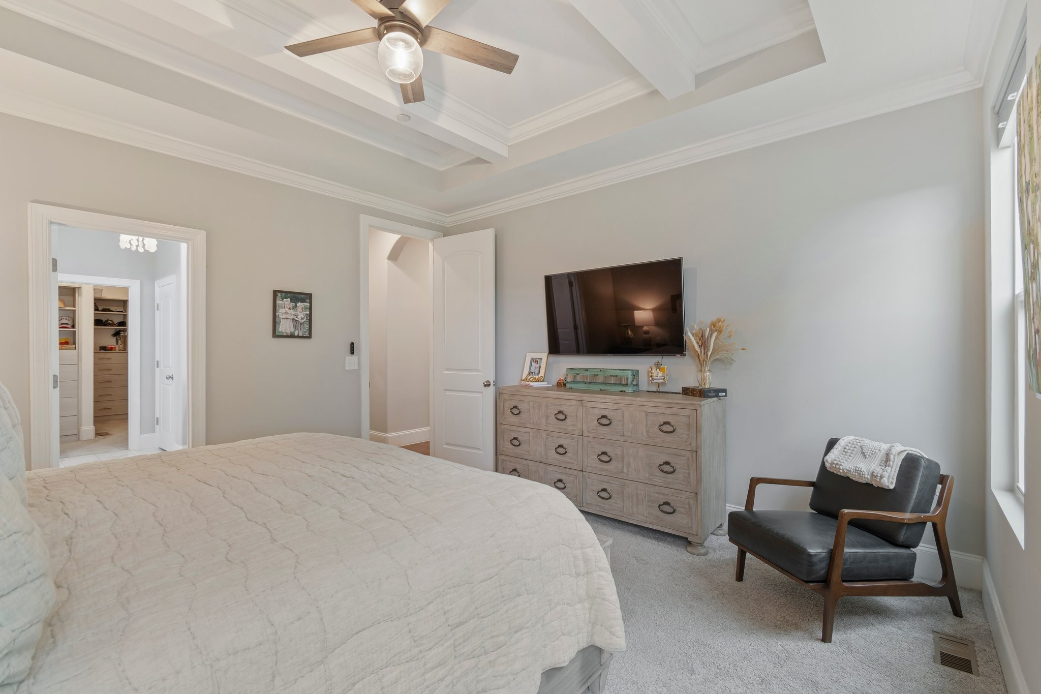 409 Eagle Ridge Nashville, TN 37209 - Photo 35 of 83 a bedroom with a bed and a flat screen tv