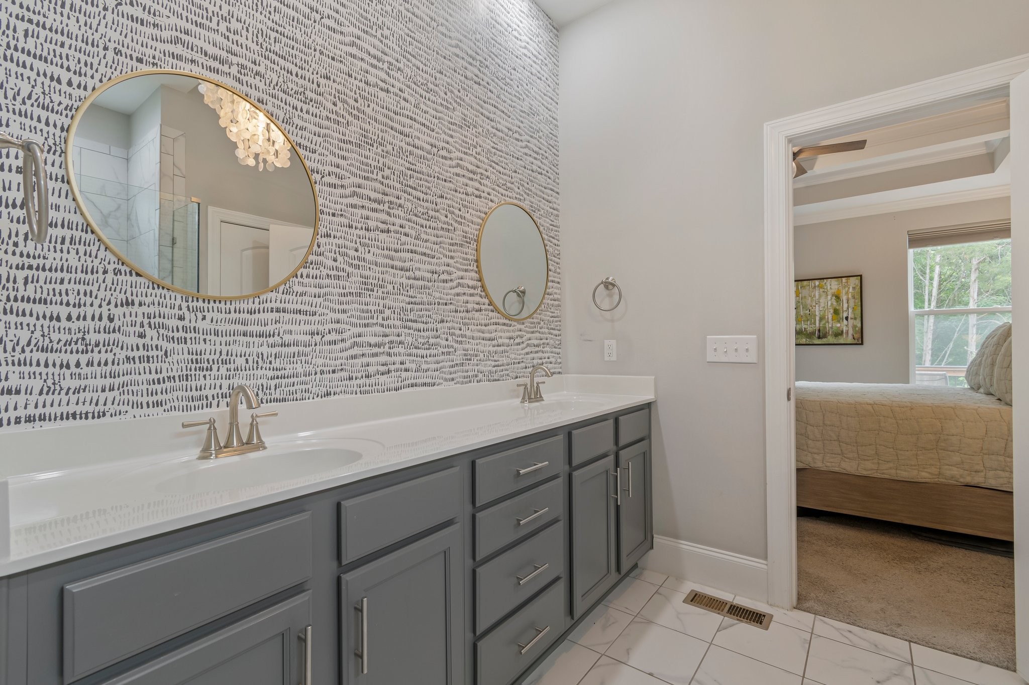 409 Eagle Ridge Nashville, TN 37209 - Photo 40 of 83 a bathroom with a sink and a mirror