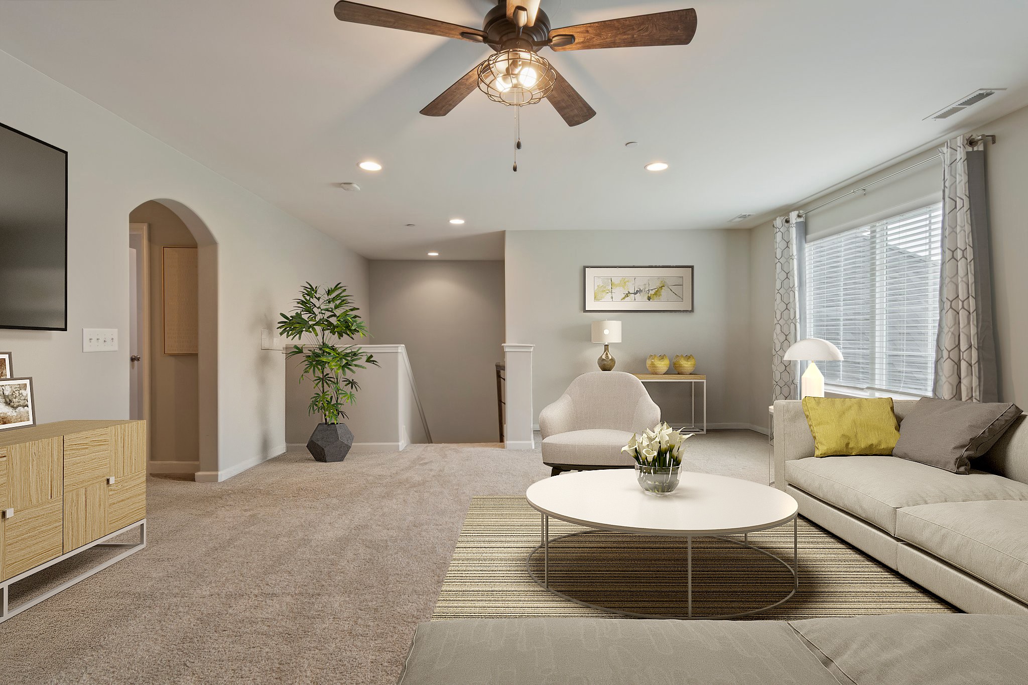 409 Eagle Ridge Nashville, TN 37209 - Photo 53 of 83 a living room with furniture and a flat screen tv