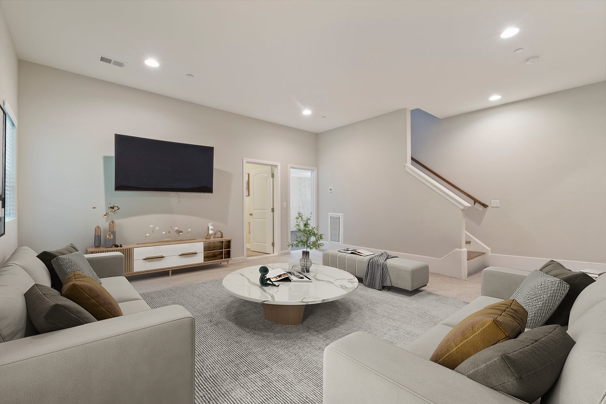 409 Eagle Ridge Nashville, TN 37209 - Photo 63 of 83 a living room with furniture and a flat screen tv