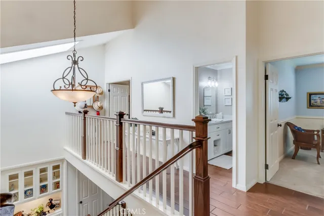 a front view of a house with entryway and furniture