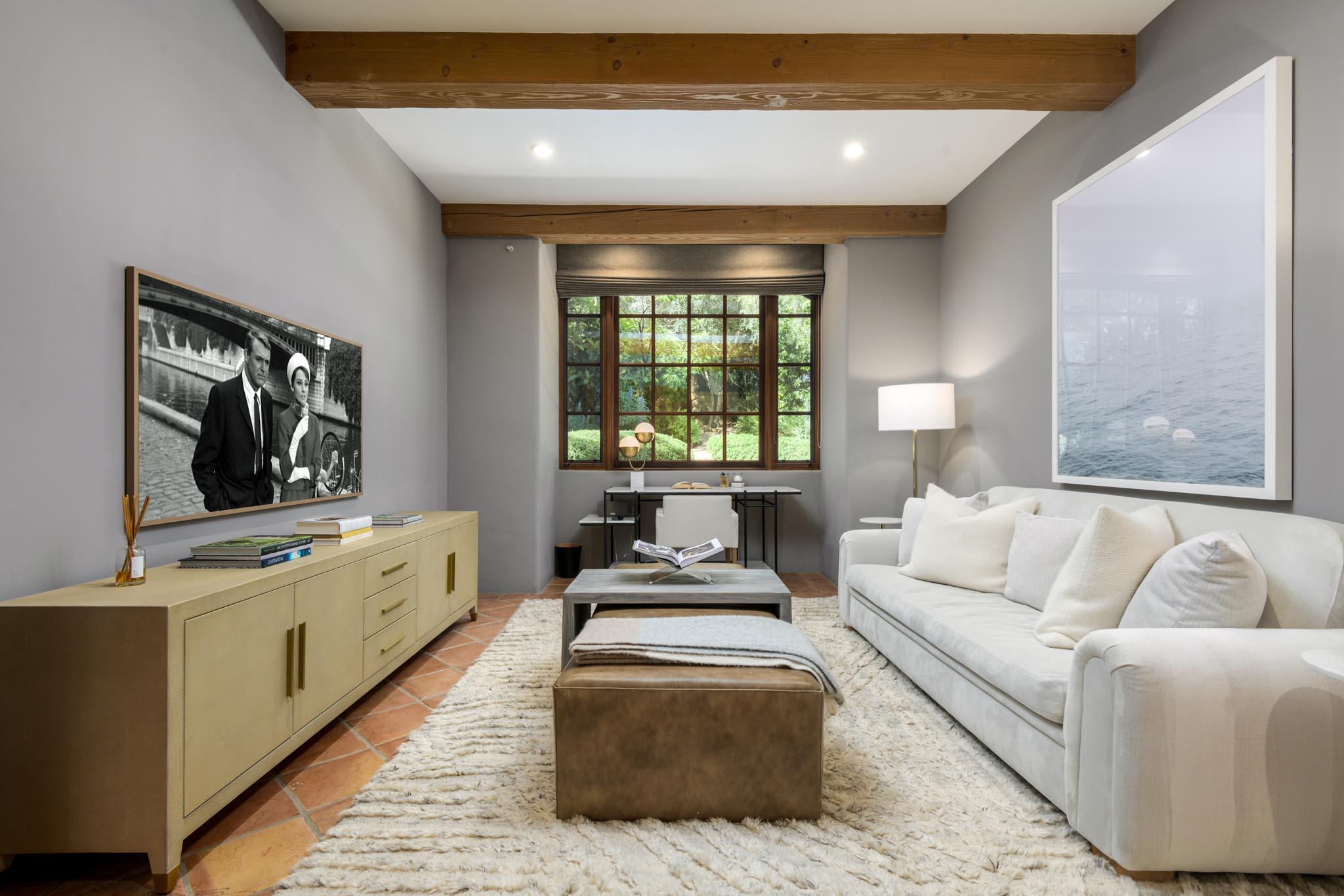 849 Ashley Road Montecito, CA 93108 - Photo 10 of 28 a living room with furniture and a large window