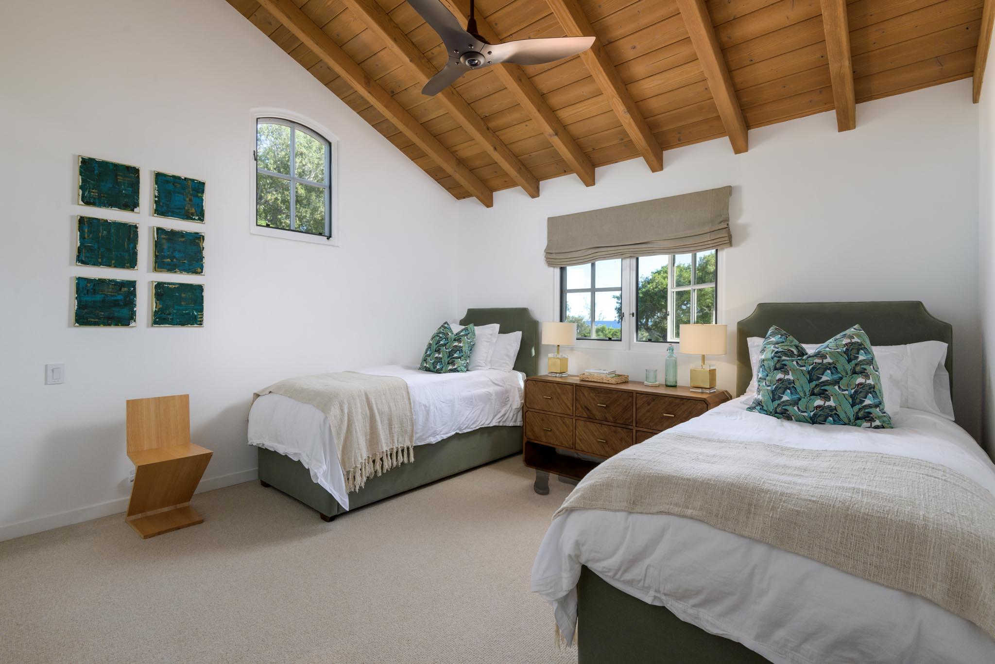 849 Ashley Road Montecito, CA 93108 - Photo 16 of 28 a bedroom with two beds and a window
