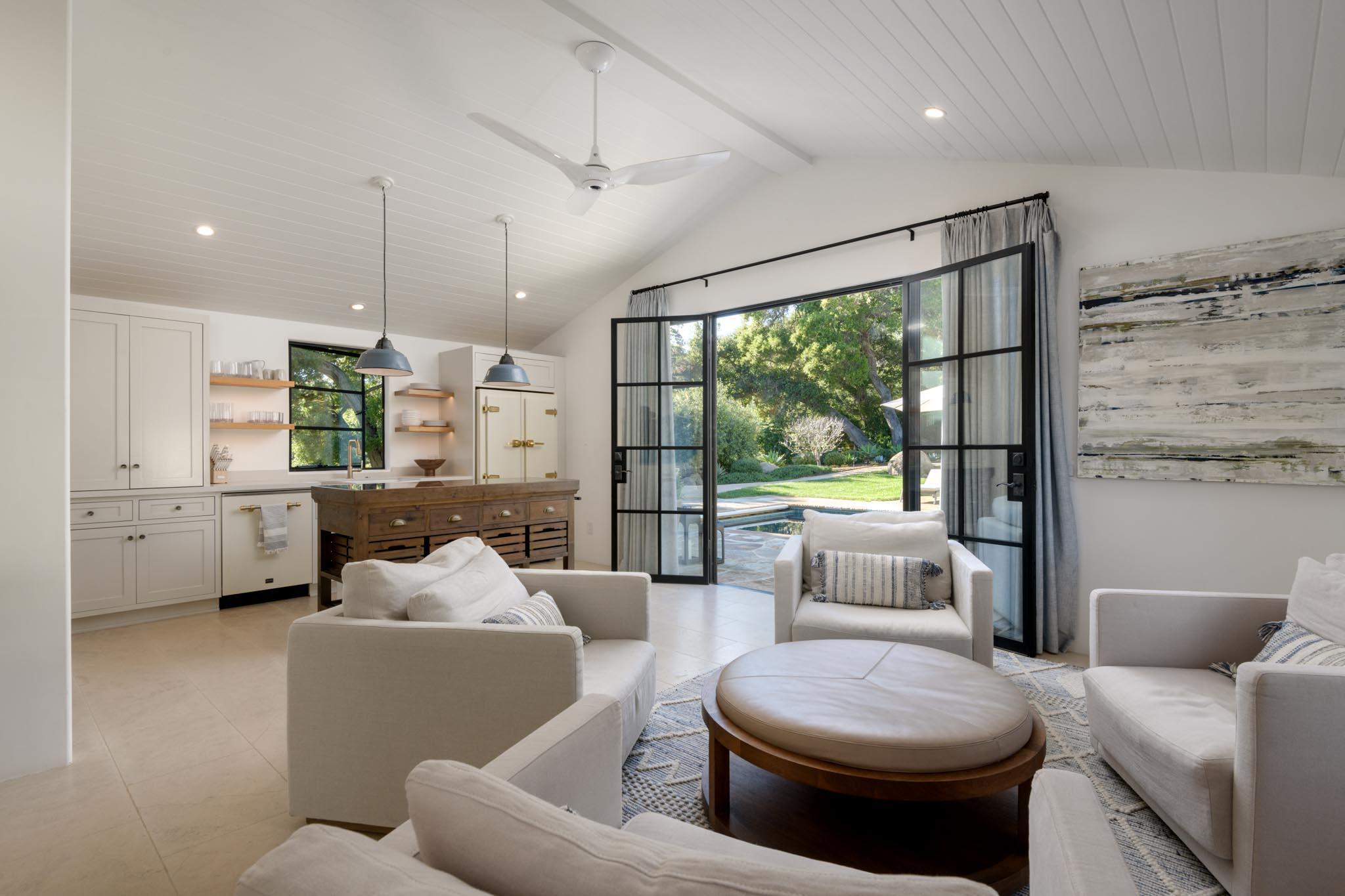 849 Ashley Road Montecito, CA 93108 - Photo 18 of 28 a living room with furniture and a large window