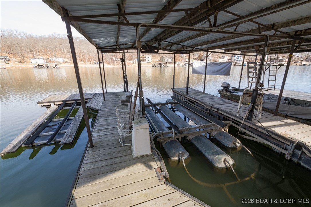 30857 Berry Road Stover, MO 65078 - Photo 44 of 58 Boat lift in dock