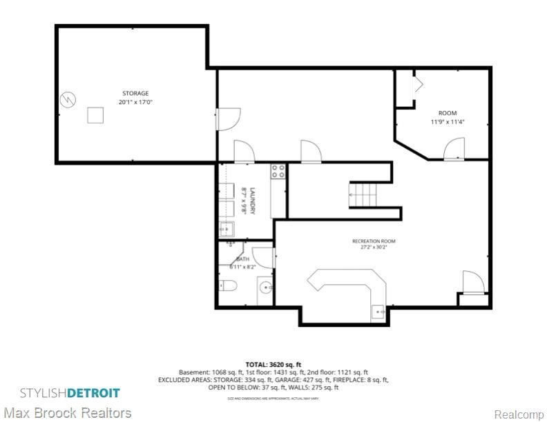 2773 Winter Park Road Rochester, MI 48309 - Photo 64 of 64 Lower Level Floor Plan