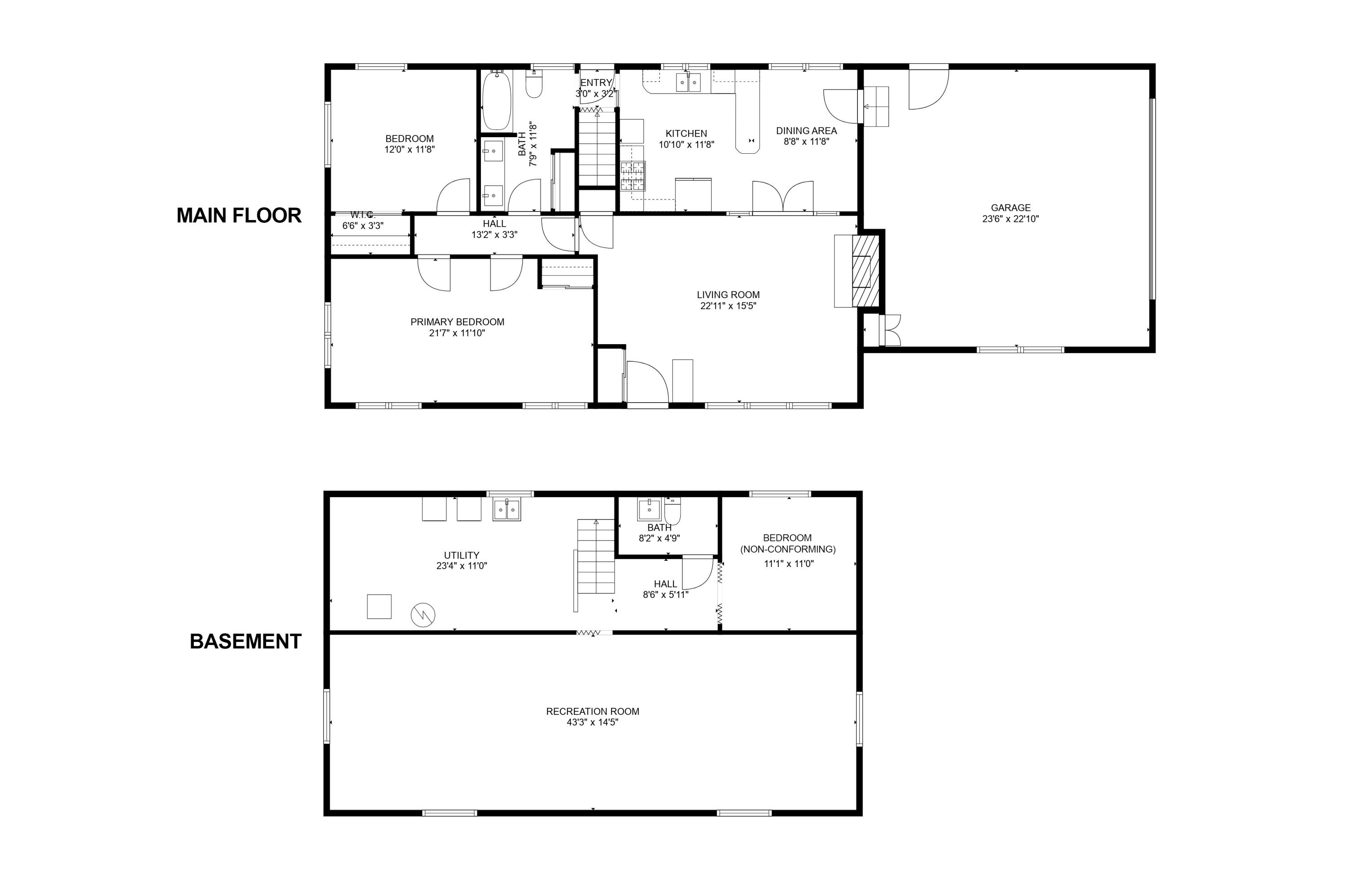 3155 Maple Grove Road Muskegon, MI 49441 - Photo 60 of 62 Floorplan - Both