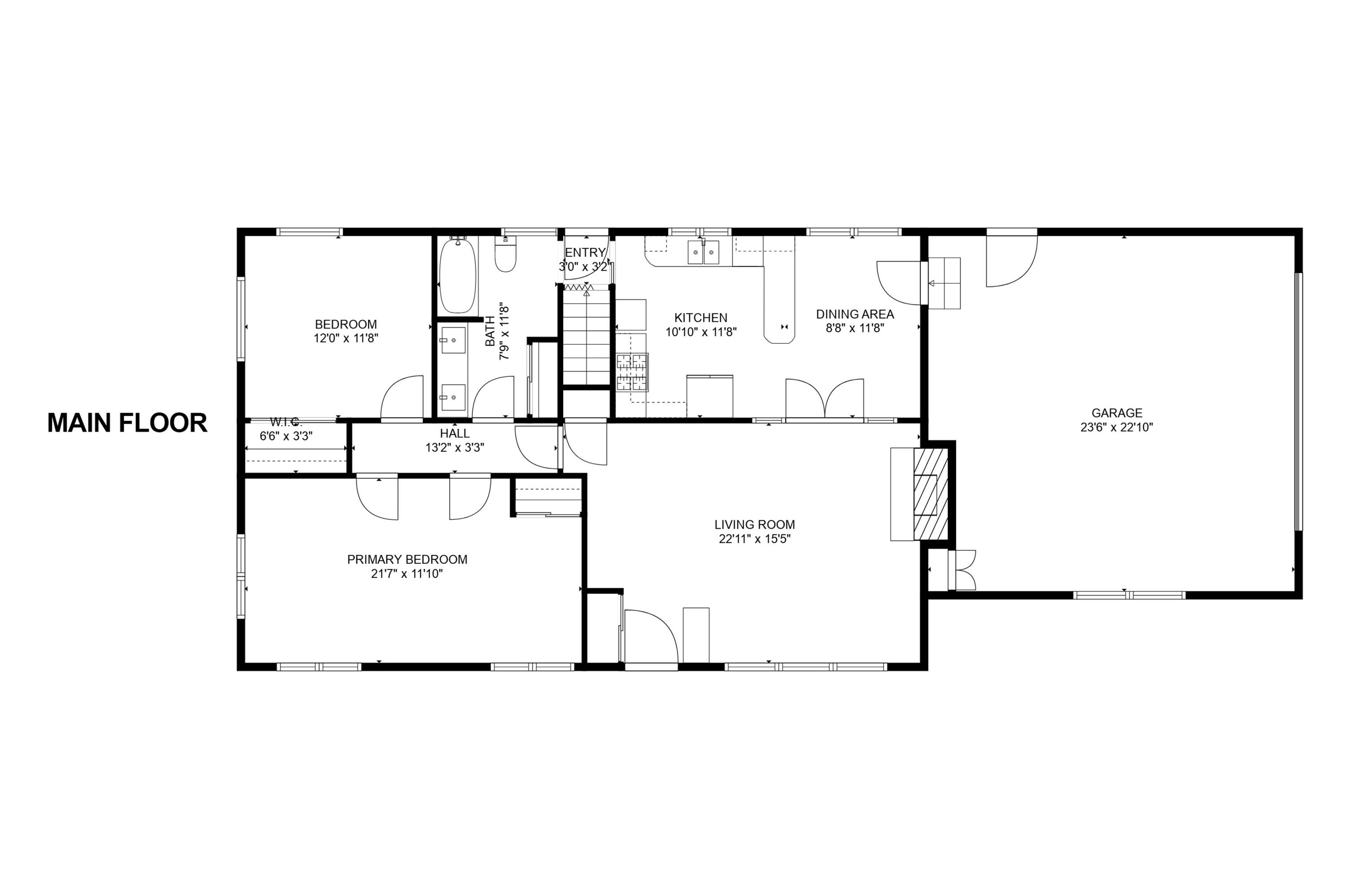 3155 Maple Grove Road Muskegon, MI 49441 - Photo 61 of 62 Floorplan - Main