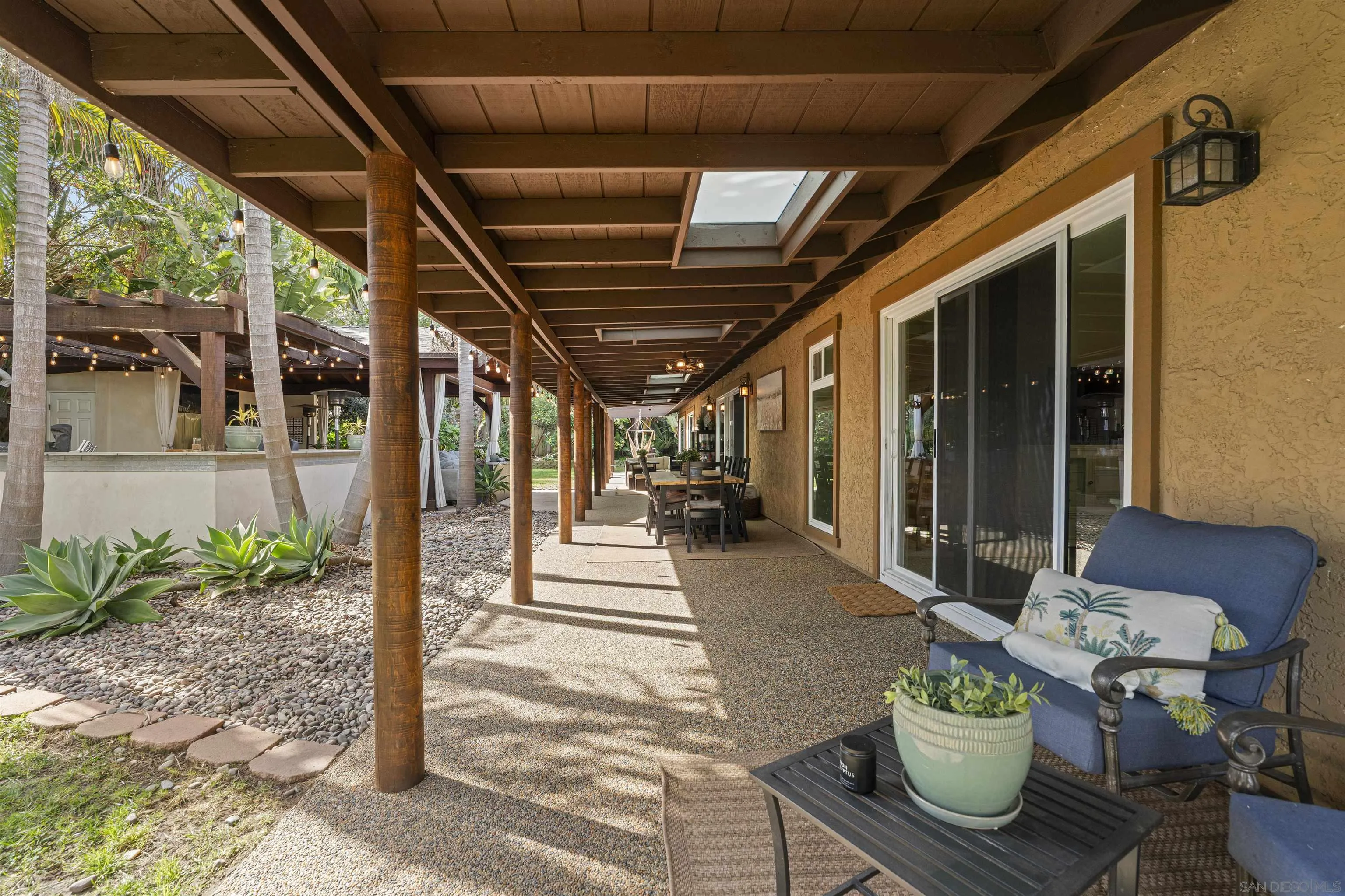 489 La Costa Avenue Encinitas, CA 92024 - Photo 29 of 45 a view of a porch with furniture