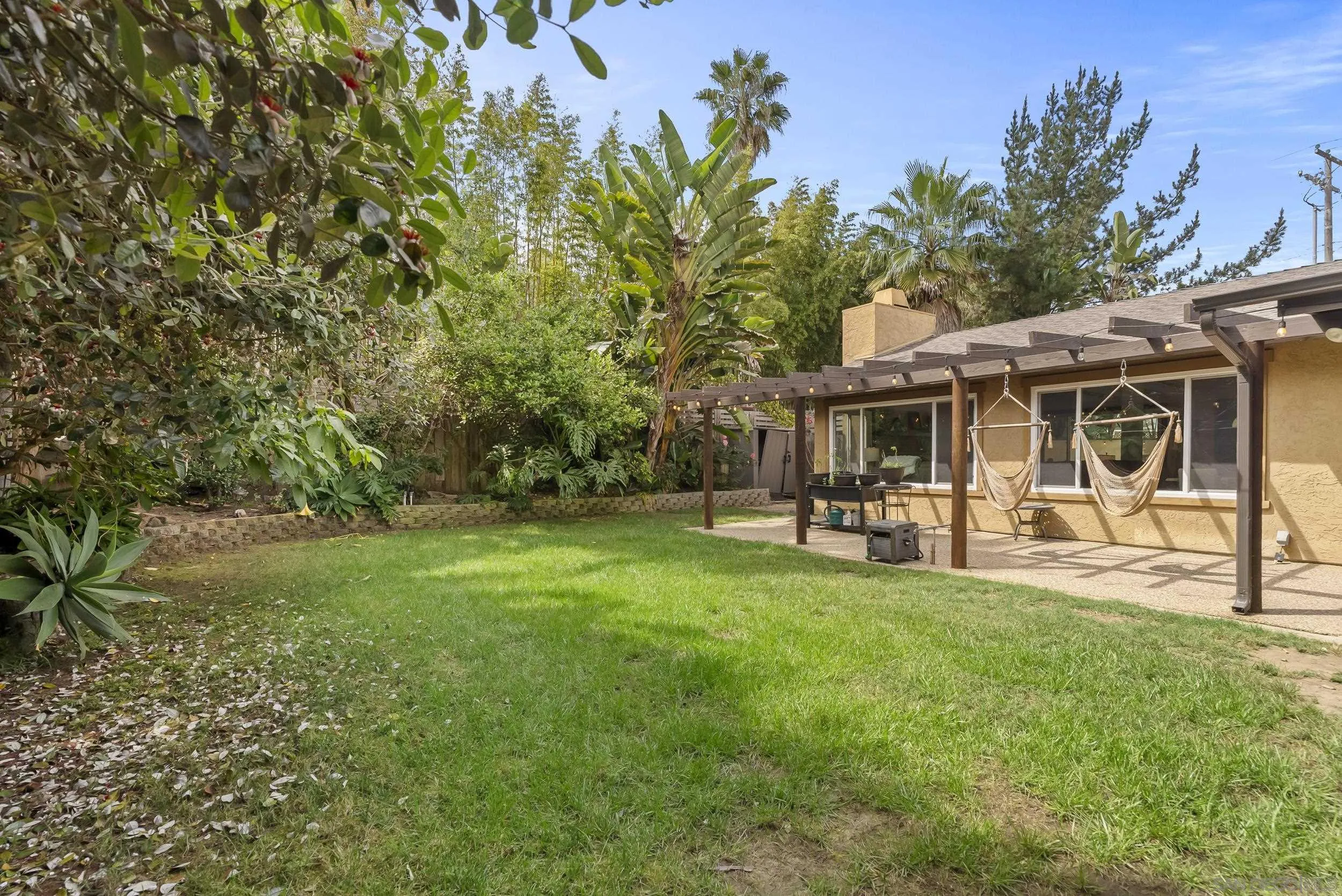 489 La Costa Avenue Encinitas, CA 92024 - Photo 34 of 45 a view of a house with backyard porch and sitting area