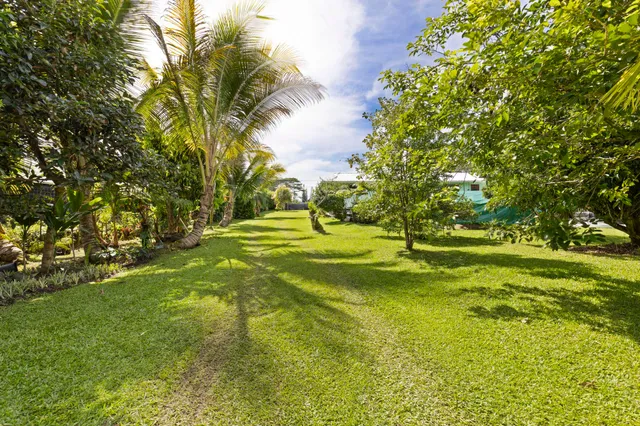 a swimming pool with wooden fence
