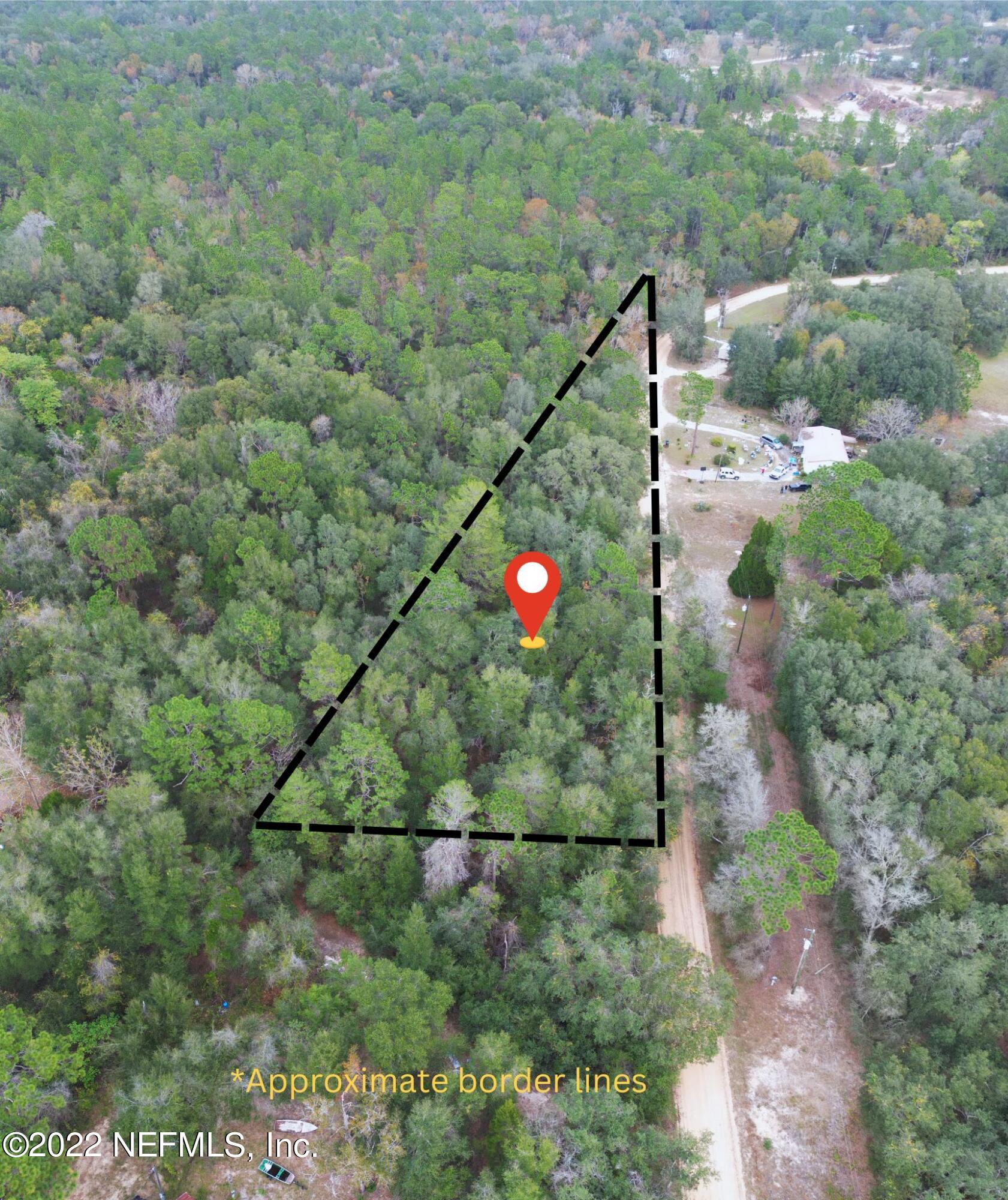 0 Milligan Road Keystone Heights, FL 32656 - Photo 1 of 9 Approximate border lines