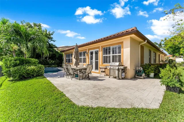 a view of a volley ball court