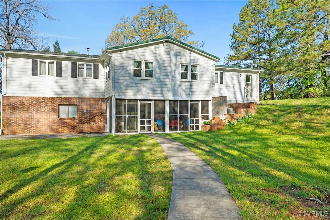 5290 Crumptown Road Farmville, VA 23901 - Photo 26 of 43 a front view of a house with a yard