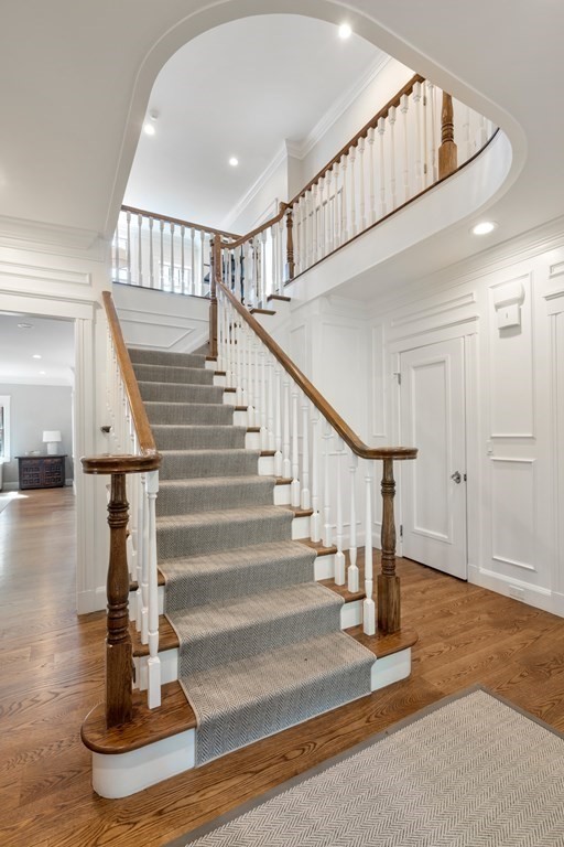 271 Chestnut Street Newton, MA 02465 - Photo 10 of 28 a view of entryway and hall with wooden floor