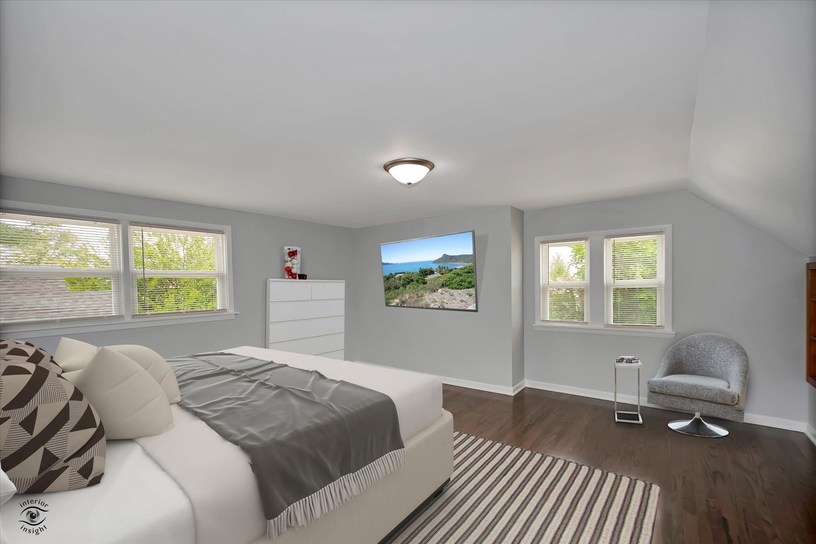 7229 57th Place Summit, IL 60501 - Photo 12 of 30 a bedroom with a bed and glass window
