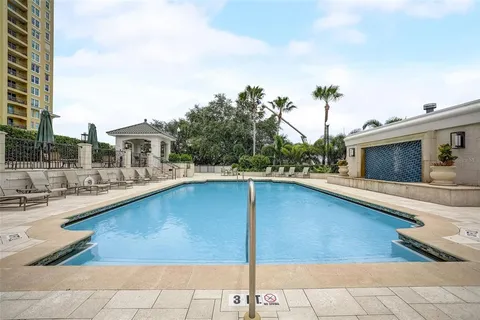 a view of a fountain in the middle of a house